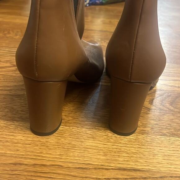 Amalfi by Rangoni Isole Womens Sz 12.5 Brown Leather Chelsea Ankle Bootie - Picture 6 of 10